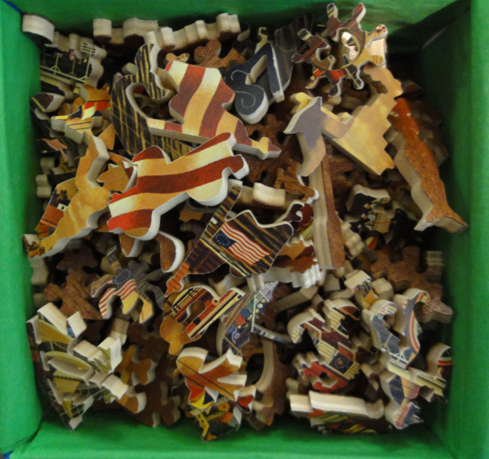 Stave Puzzle "Columbia" Traditional